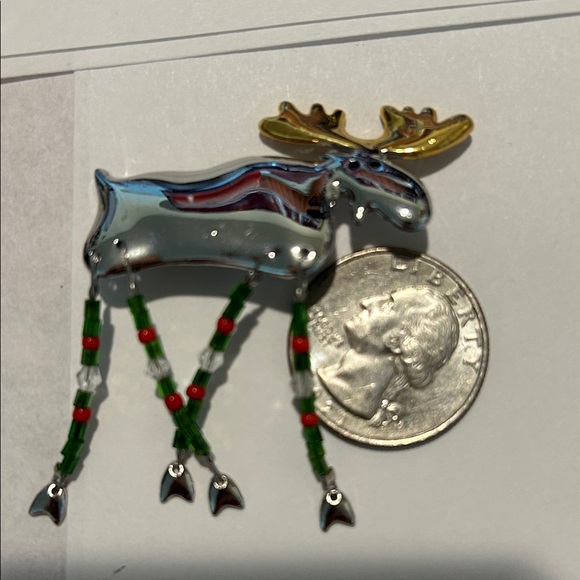 Unique Vintage Silver and Gold Believe Brooch - Picture 4 of 4